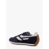 Low-top suede and mesh sneakers
