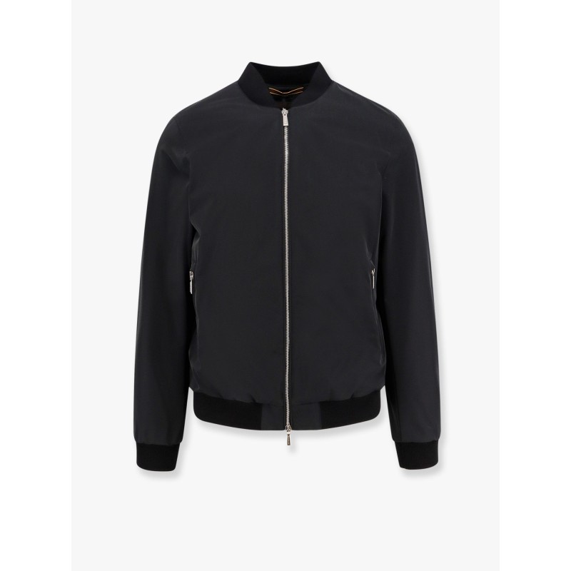 Sorano nylon jacket with knitted profiles