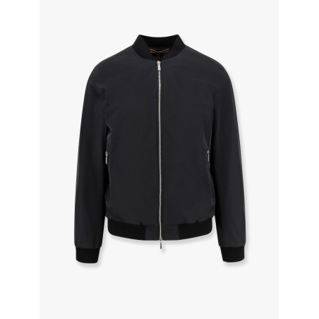Sorano nylon jacket with knitted profiles