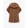 Lanos 04 alpava and cashmere cape with belt