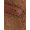 Lanos 04 alpava and cashmere cape with belt