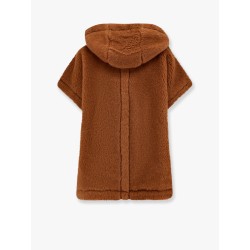 Lanos 04 alpava and cashmere cape with belt