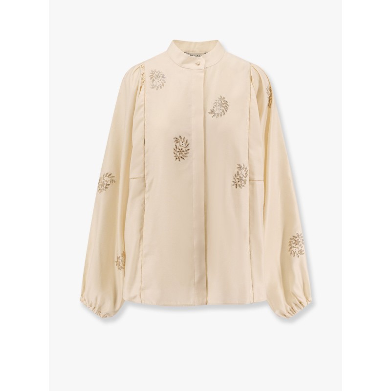 Caladio distressed fabric shirt