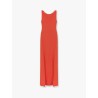 Creso long dress with jewelry chain detail on the back