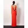 Creso long dress with jewelry chain detail on the back