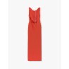 Creso long dress with jewelry chain detail on the back