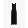 Creso long dress with jewelry chain detail on the back