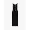 Creso long dress with jewelry chain detail on the back