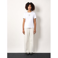 Quieto cotton t-shirt with print on the front