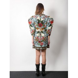 Beauty bouquet mini cotton dress