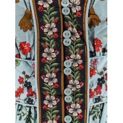Beauty bouquet mini cotton dress