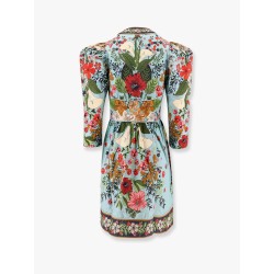 Beauty bouquet mini cotton dress