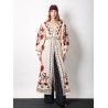 Cotton dress with multicolor print