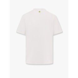 Cotton t-shirt with flocked logo