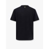 Cotton t-shirt with flocked logo
