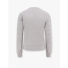Cotton sweatshirt with all-over rhinestones