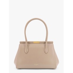 Marlene leather handbag with charm detail on the front