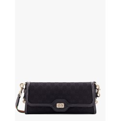 Original gg and leather shoulder bag