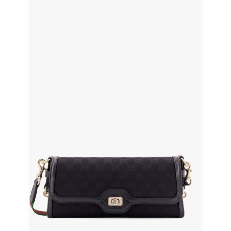Original gg and leather shoulder bag