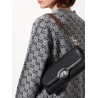 Original gg and leather shoulder bag