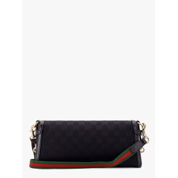 Original gg and leather shoulder bag