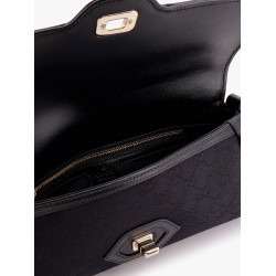 Original gg and leather shoulder bag