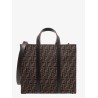 Handbag with ff recycled jacquard fabric