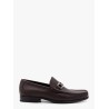 Grandioso leather loafer with gancini detail