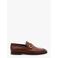 Florio leather loafer with gancini detail