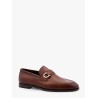 Florio leather loafer with gancini detail