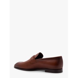 Florio leather loafer with gancini detail