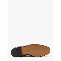 Florio leather loafer with gancini detail