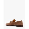 Suede loafer with tassels