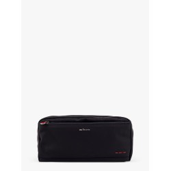 Nylon beauty case with frontal logo