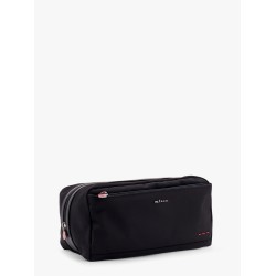 Nylon beauty case with frontal logo