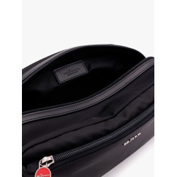 Nylon beauty case with frontal logo