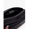 Nylon beauty case with frontal logo
