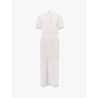 Viscose and linen long dress long dress