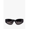 Acetate sunglasses with lateral logo