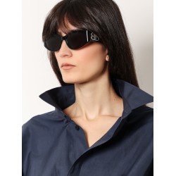 Acetate sunglasses with lateral logo