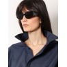 Acetate sunglasses with lateral logo