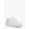 Diamon maxi leather sneakers with glitter detail