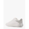 Diamon maxi leather sneakers with glitter detail