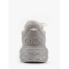 Diamon maxi leather sneakers with glitter detail