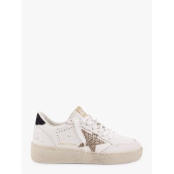 Ballstar 2 low-top leather sneakers with used effect