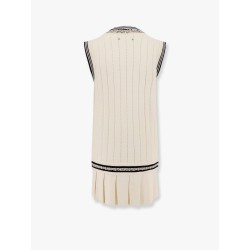 Organic cotton dress with crystals embellishment