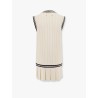 Organic cotton dress with crystals embellishment