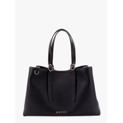 Gg emblem leather shoulder bag