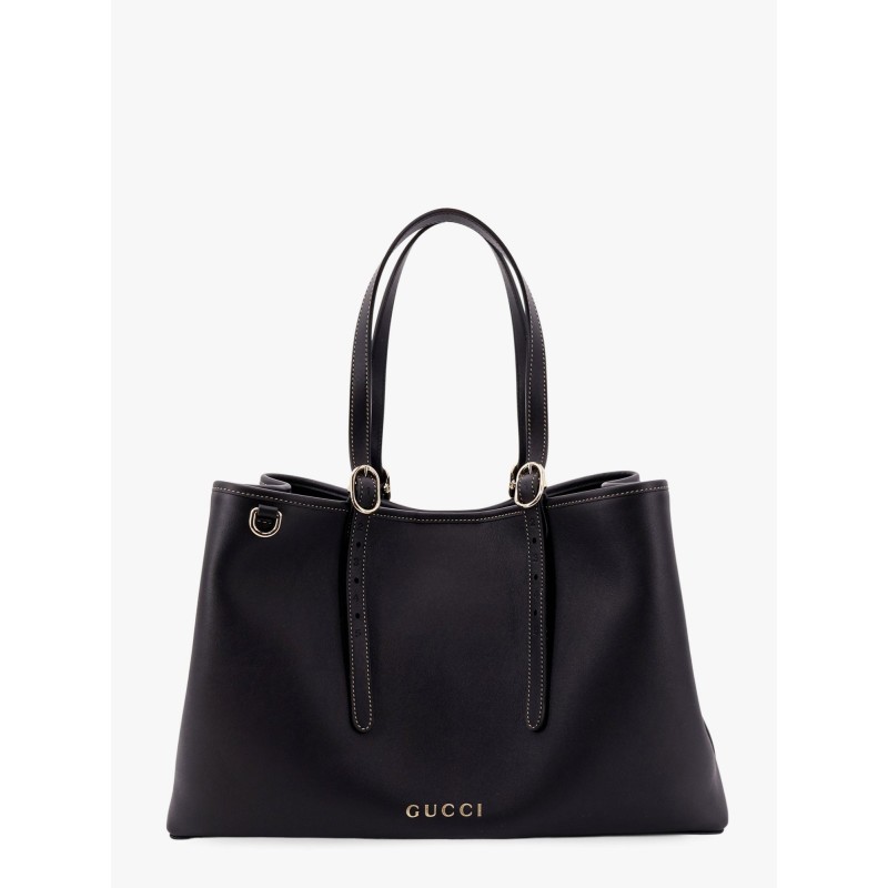 Gg emblem leather shoulder bag