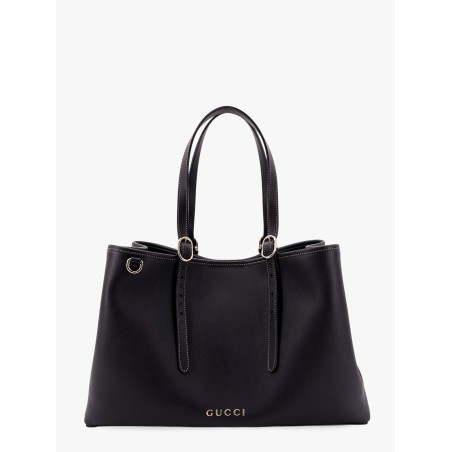 Gg emblem leather shoulder bag